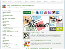Tablet Screenshot of kingave.org